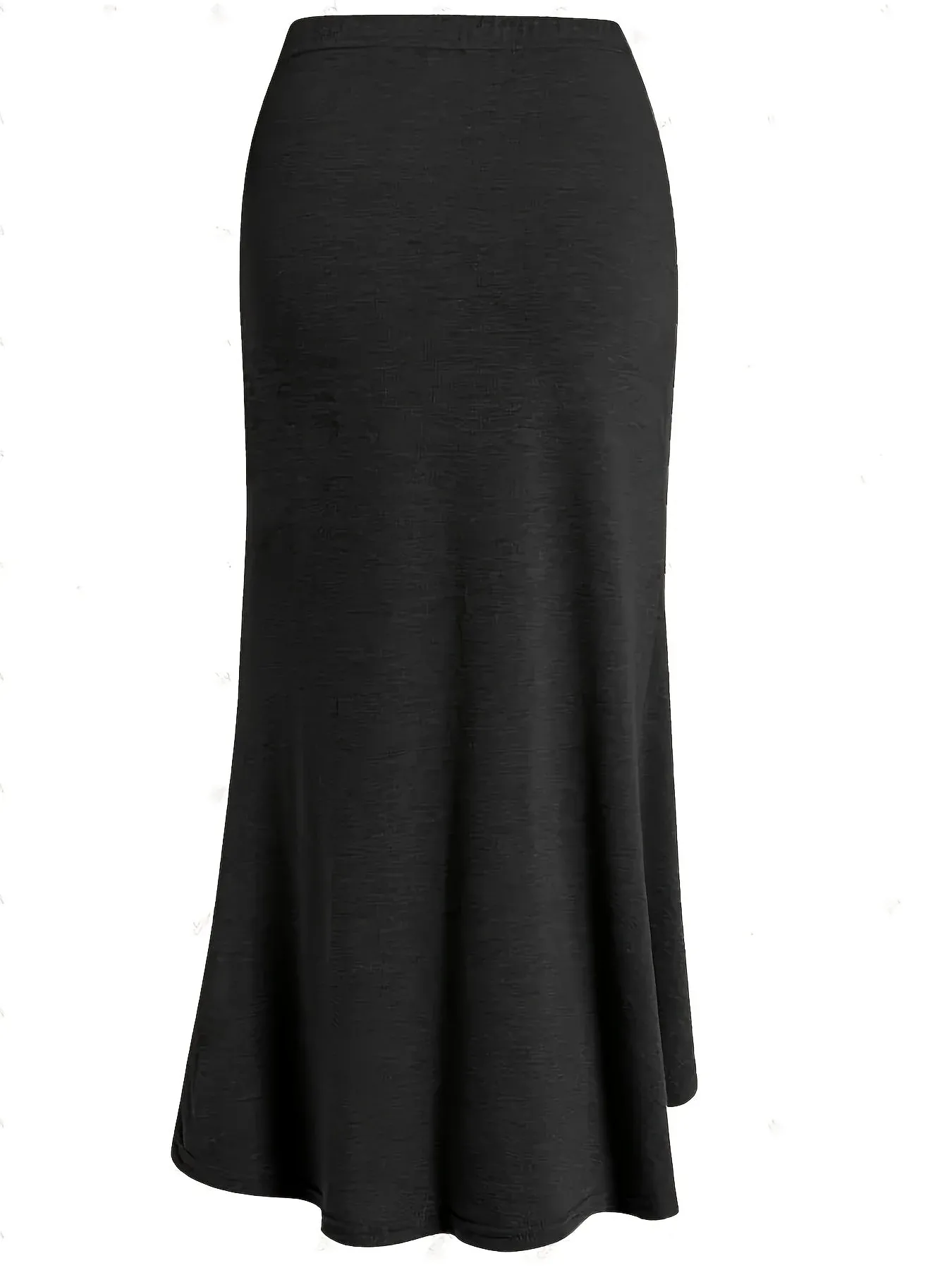 Lara | Effen casual wikkelrok met hoge taille
