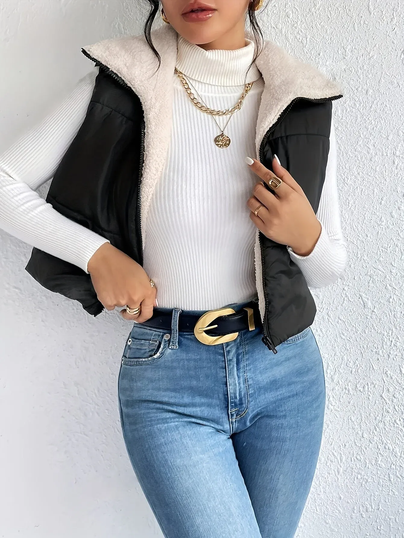 Elin | Fleece gevoerd gewatteerd vest