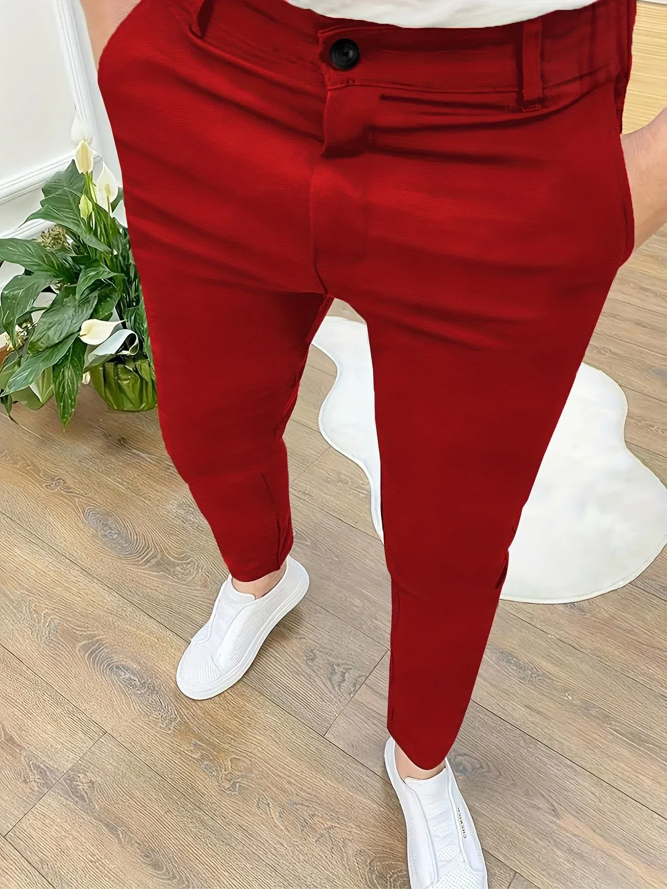 Daan | Stretch slim fit heren broek - Afbeelding 5