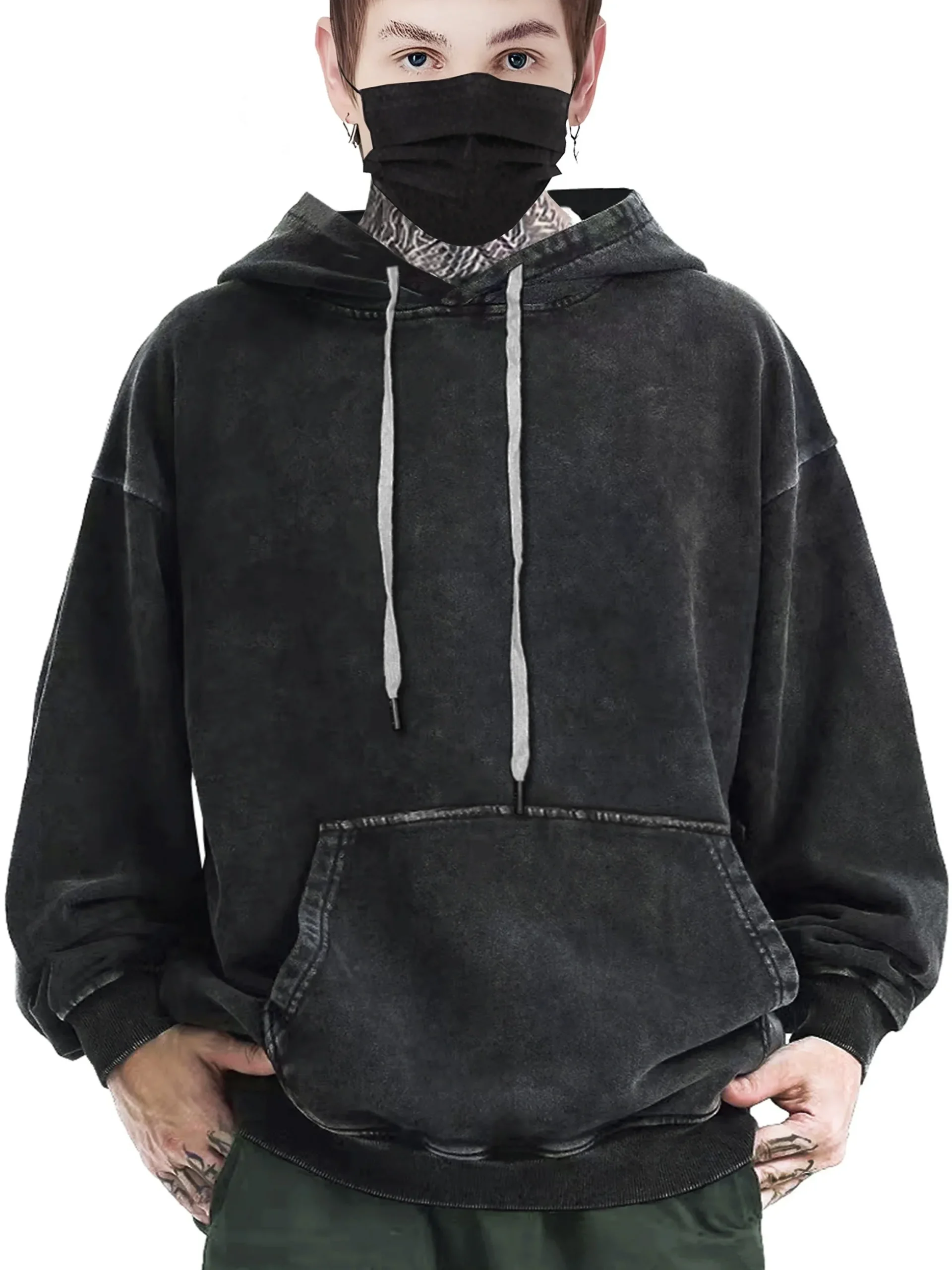 Finn | Stijlvolle heren pullover met hoodie - Afbeelding 2