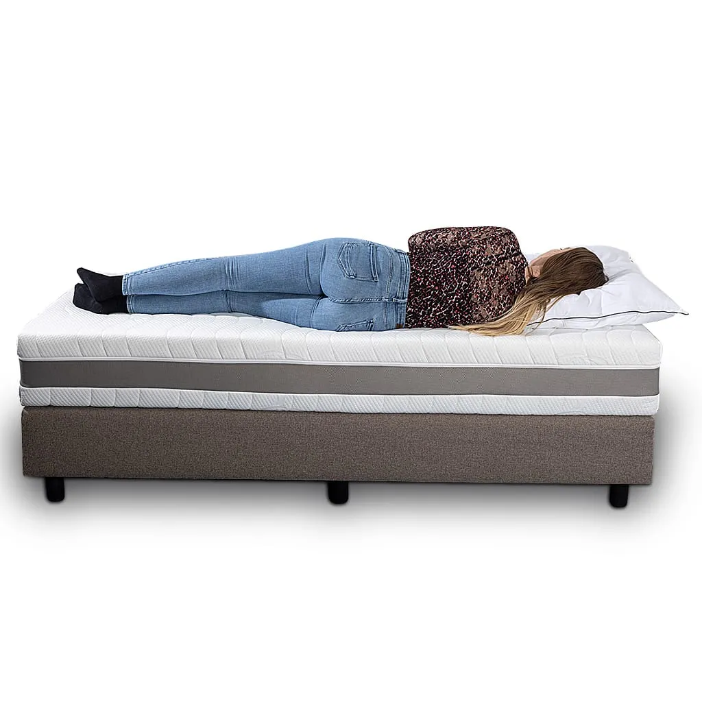 Matras traagschuim NASA-Bamboo op micro pocketveren 80×200 dikte 24 cm - Afbeelding 7