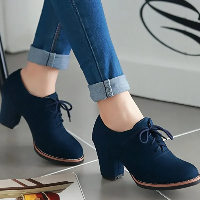 Luna | Elegante damespumps met chunky hak